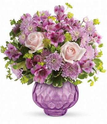 Lavender Chiffon Bouquet from Sharon Elizabeth's Floral Designs in Berlin, CT